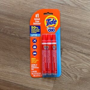 Tide To Go + OXI Instant Stain Remover Pens - Orange (3 Pack)